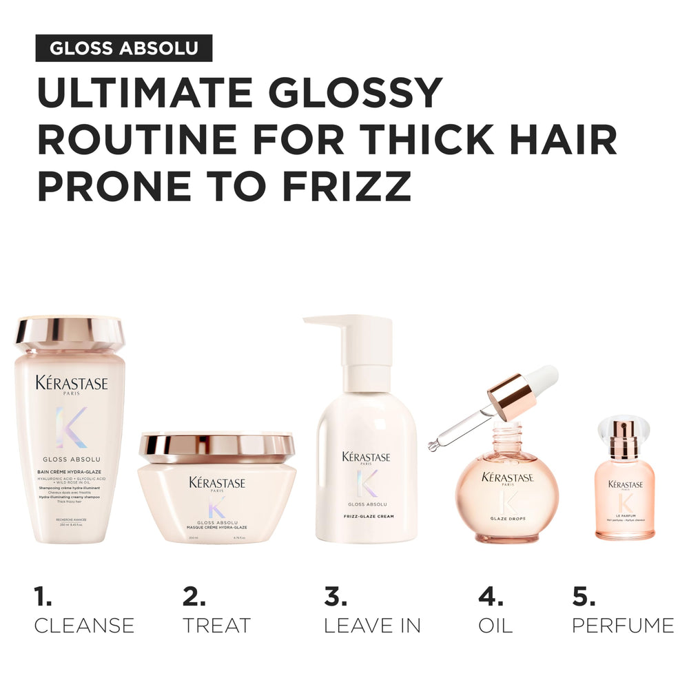 KÉRASTASE Gloss Absolu Le Parfum inside a travel pouch illustrating easy carry and on-the-go use
