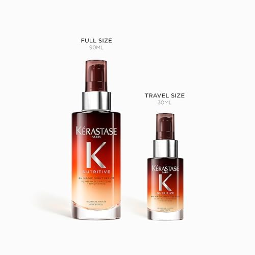KÉRASTASE back label detail listing key ingredients and usage