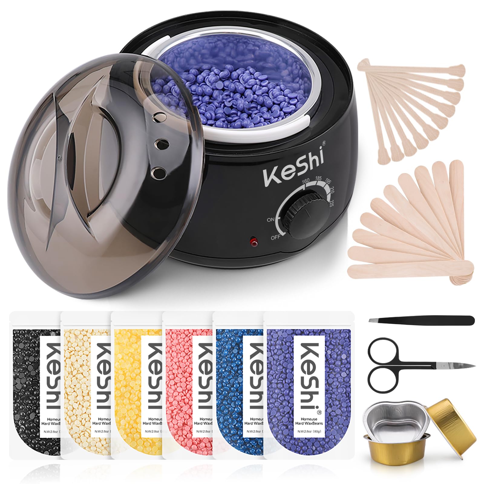 KeShi kit set in bathroom lifestyle scene showing at-home salon convenience