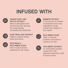 KEVIN.MURPHY close-up of ginger and nettle extracts highlighting natural scalp benefits