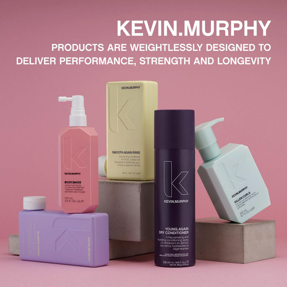 KEVIN.MURPHY styled hair demonstrating fuller-looking volume and improved texture