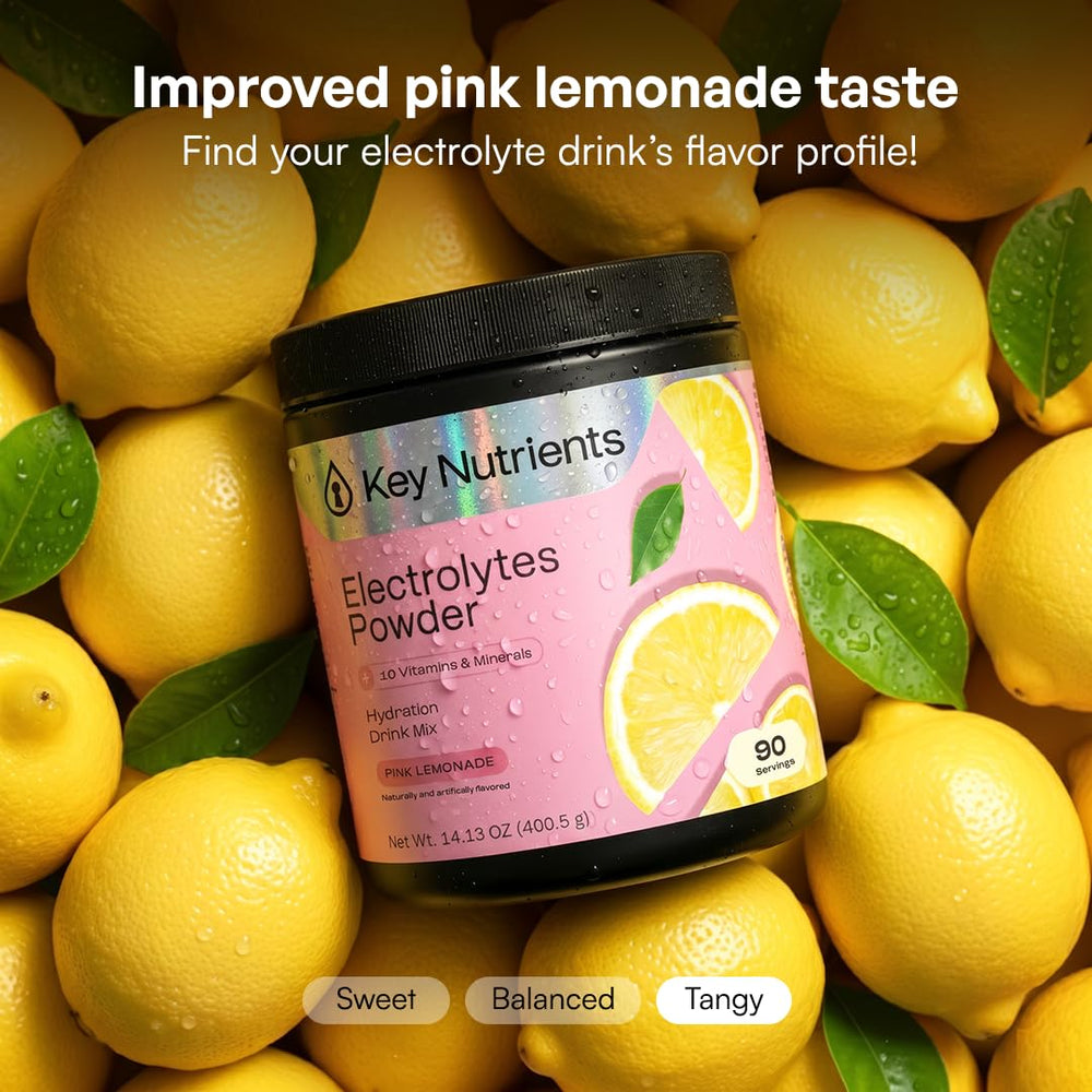 KEY NUTRIENTS scoop in powder demonstrating single-serve convenience