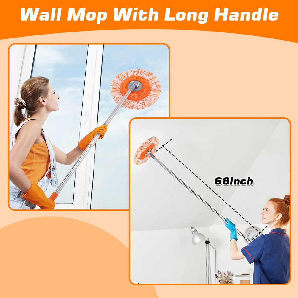 Keyloland handle fully extended to 68 inches offering extended reach