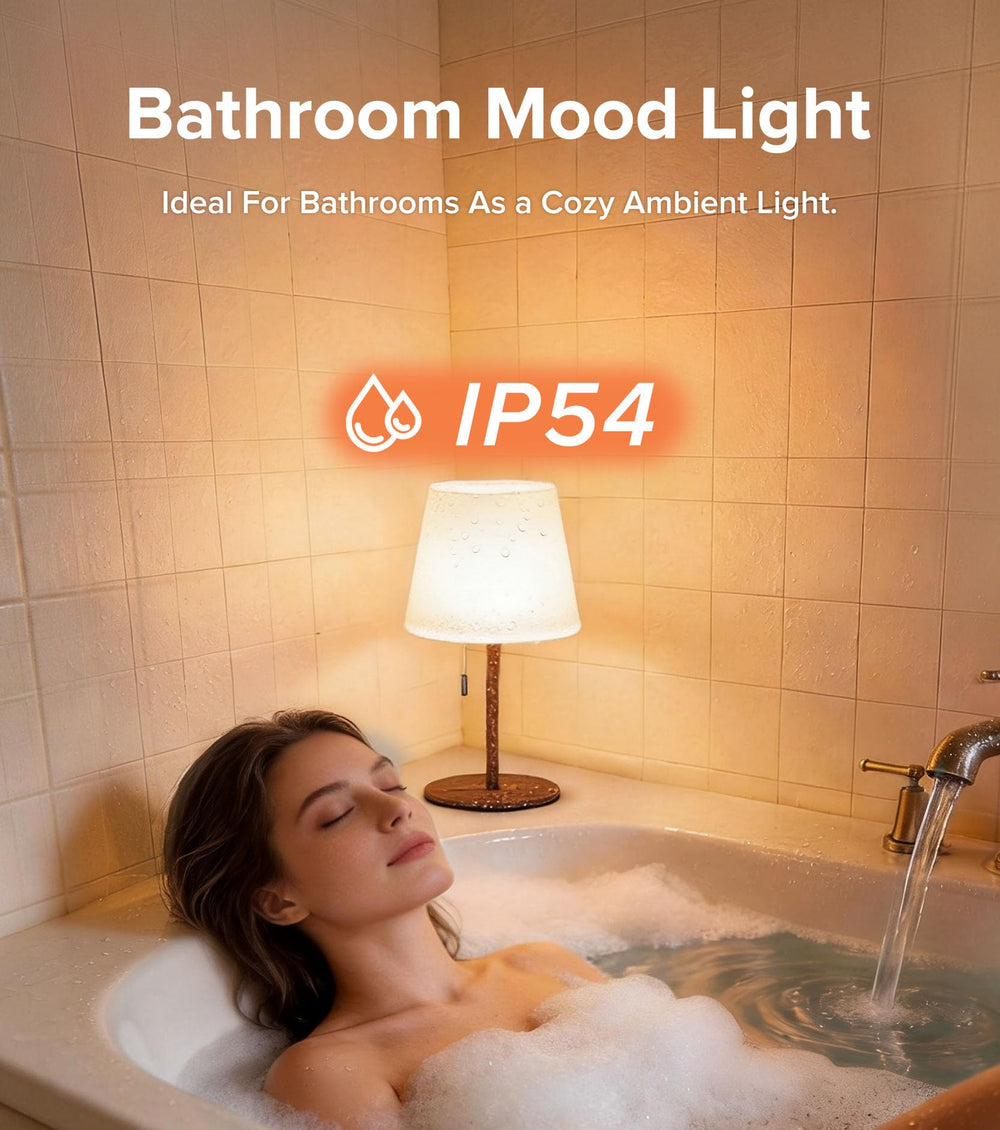 keysays shower lamp used outdoors on a patio showcasing weather-resistant illumination
