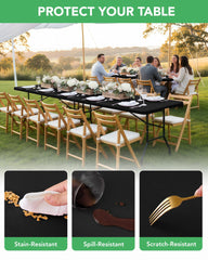 KeyWave table in use at buffet setup, neat presentation for events