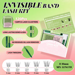 KEYYOU close-up of lash clusters highlighting fine fiber texture and blend