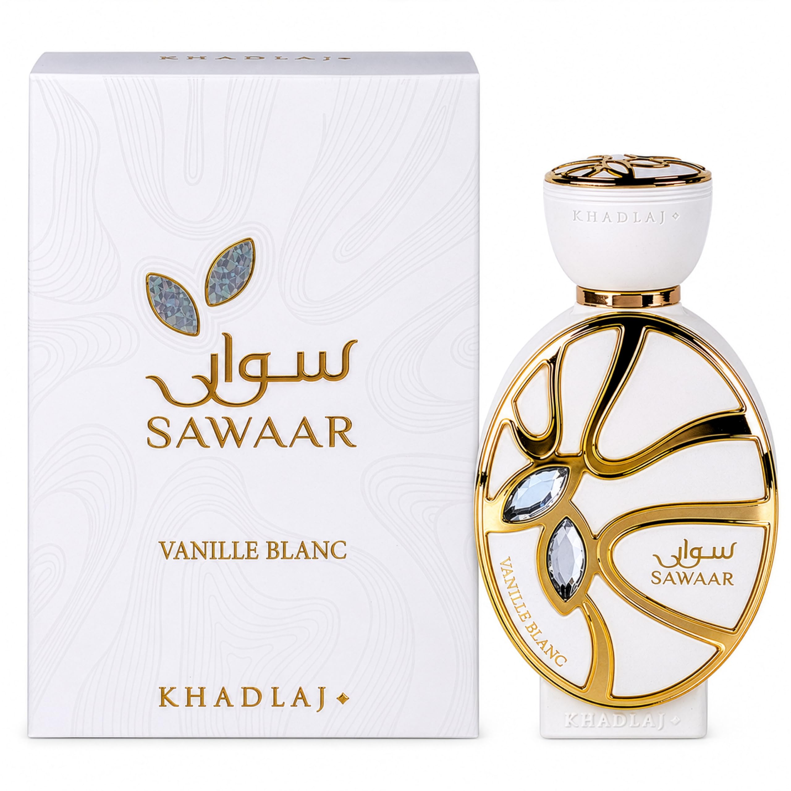 KHADLAJ PERFUMES box label close-up displaying product name and concentration
