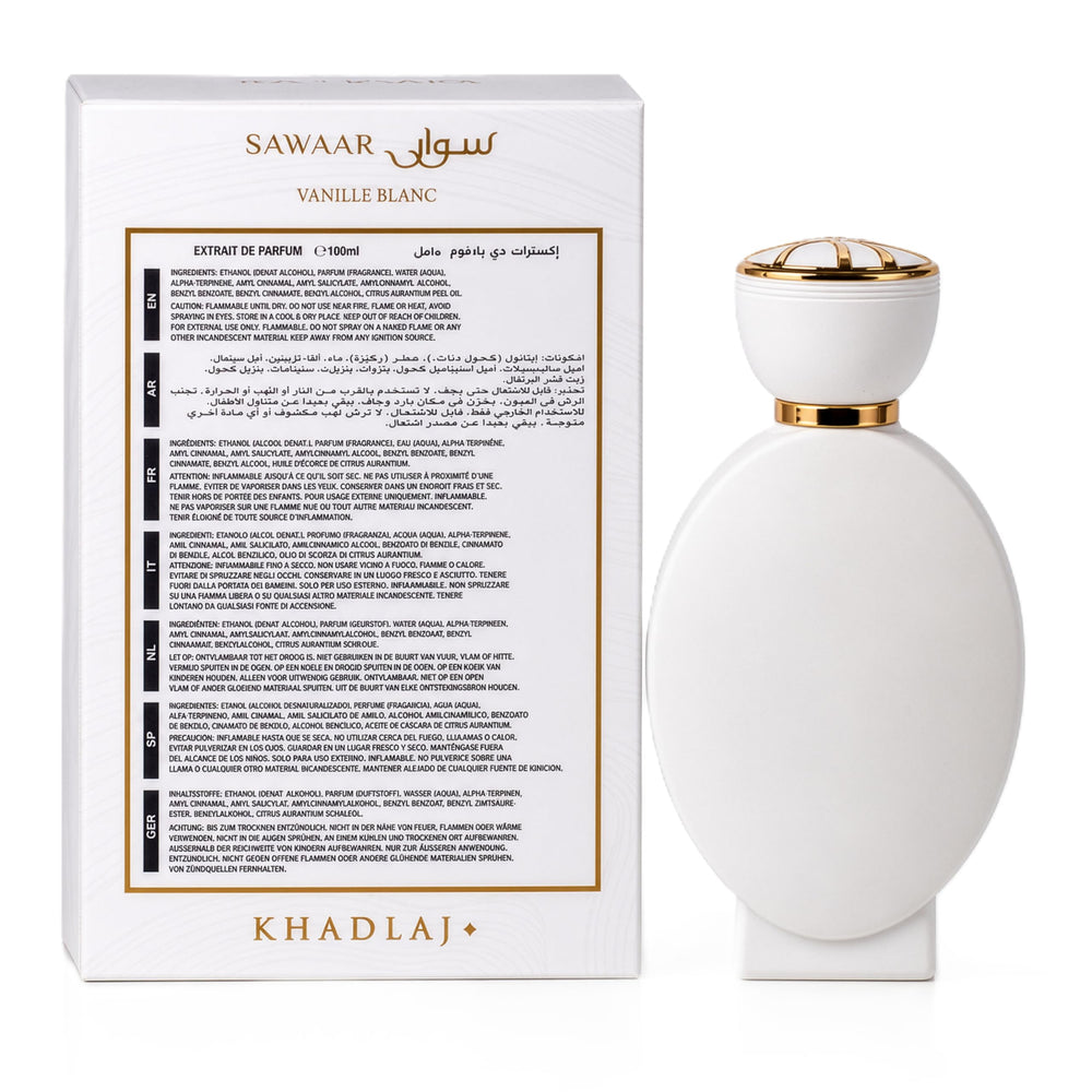 KHADLAJ PERFUMES mist spray in motion illustrating diffusion and sillage