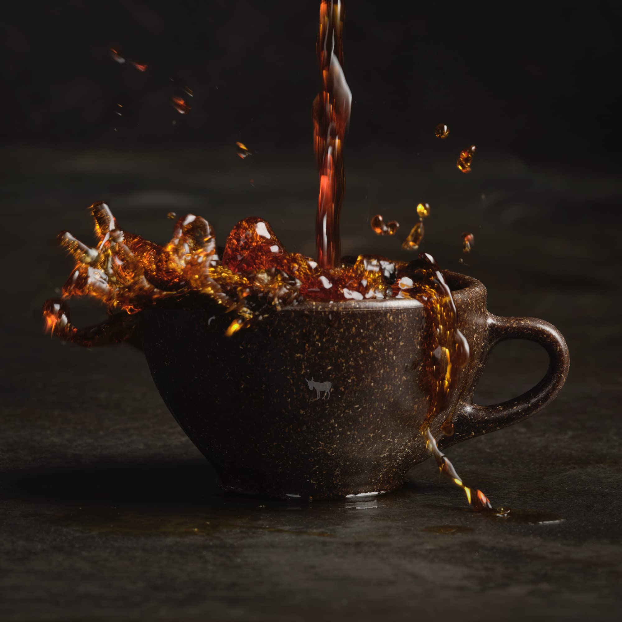 Kicking Horse brewed cup in kitchen setting showing enjoyment and morning ritual benefit
