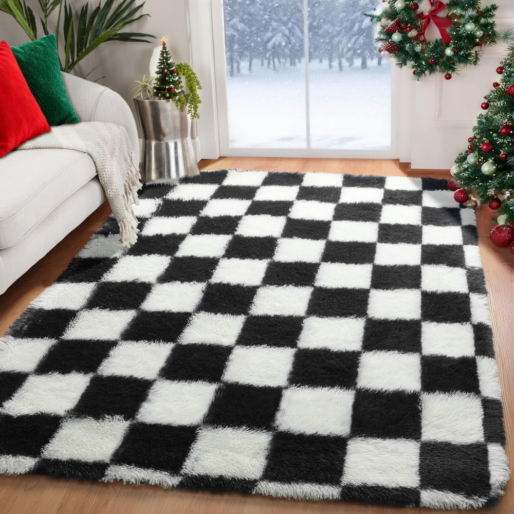 KICMOR rug styled in dorm room offering aesthetic and warmth