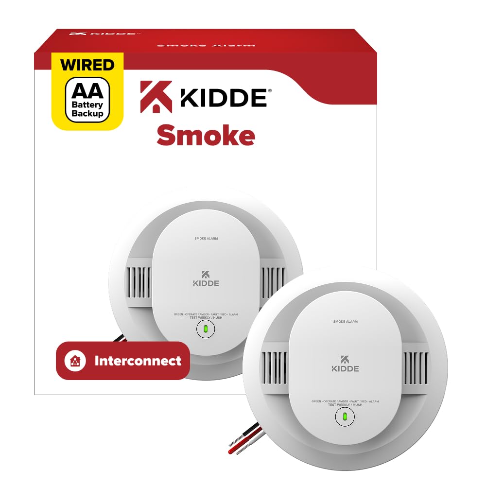 Kidde 20SAR front face showing grille and test button for clear visual safety