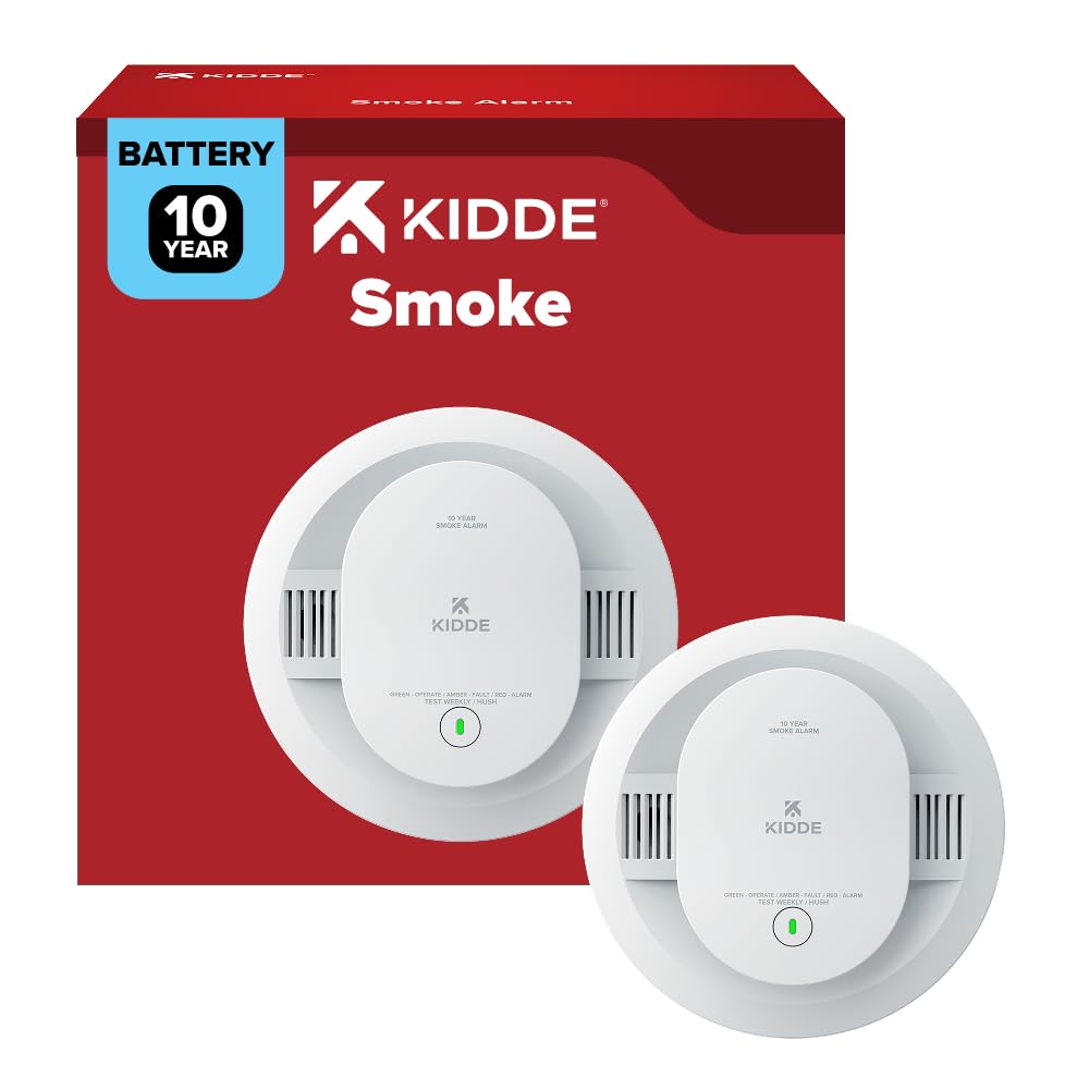 Kidde front view showing compact profile and fast detection benefit
