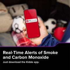 Kidde closeup of sensor lens highlighting improved smoke detection accuracy