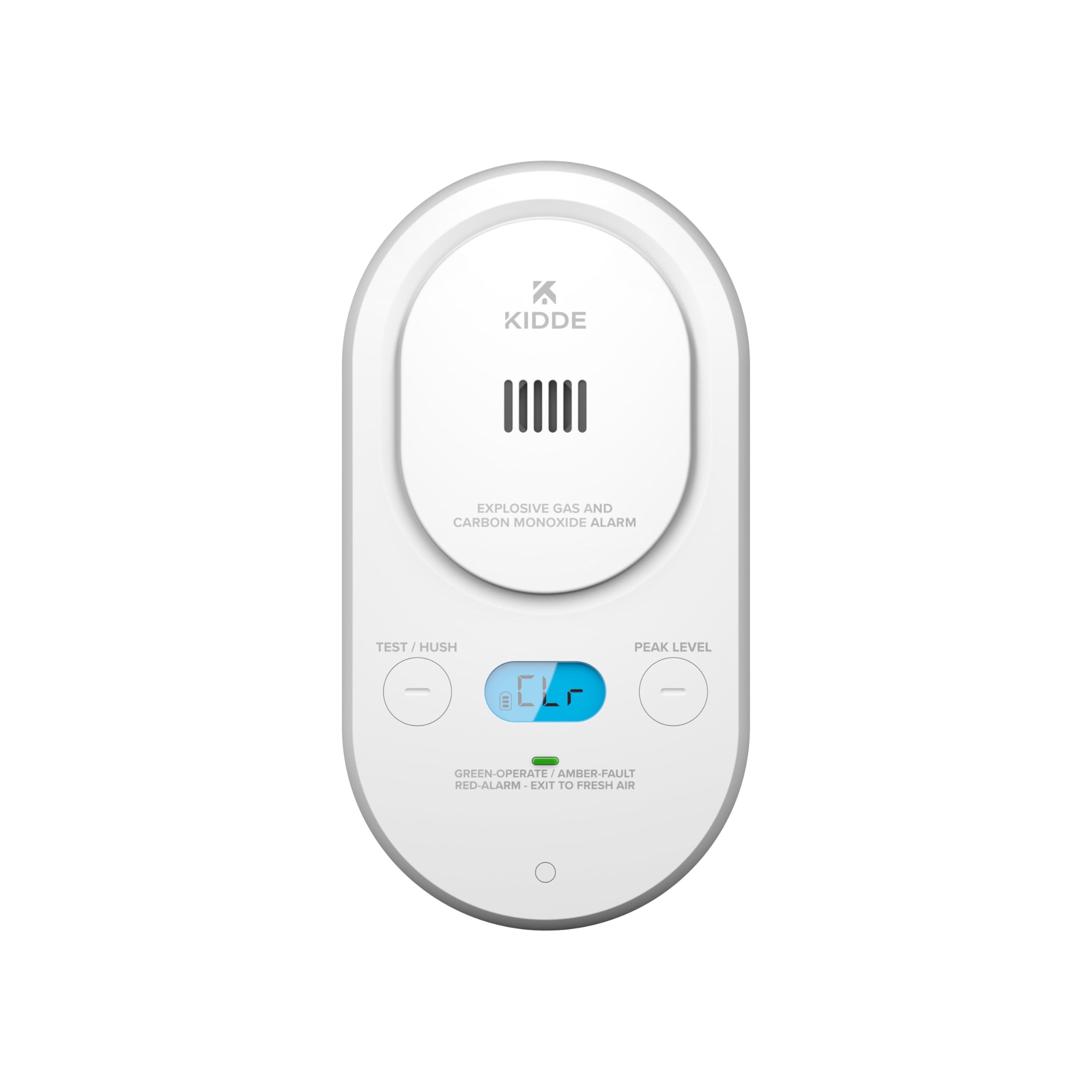 Kidde COPDLG front view showing alarm and display, for fast home awareness