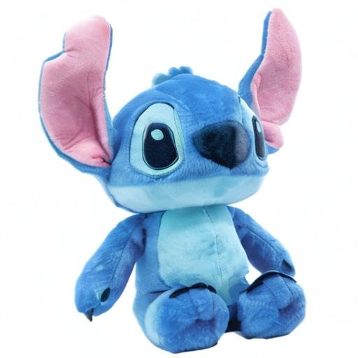 KIDS PREFERRED Stitch plush on bed showing bedroom-friendly decorative comfort