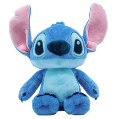KIDS PREFERRED front view of blue Stitch plush showing cuddly posture and charm