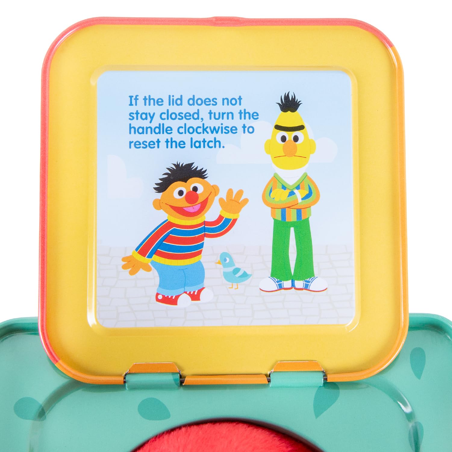KIDS PREFERRED Elmo on nursery shelf adding playful Sesame Street decor
