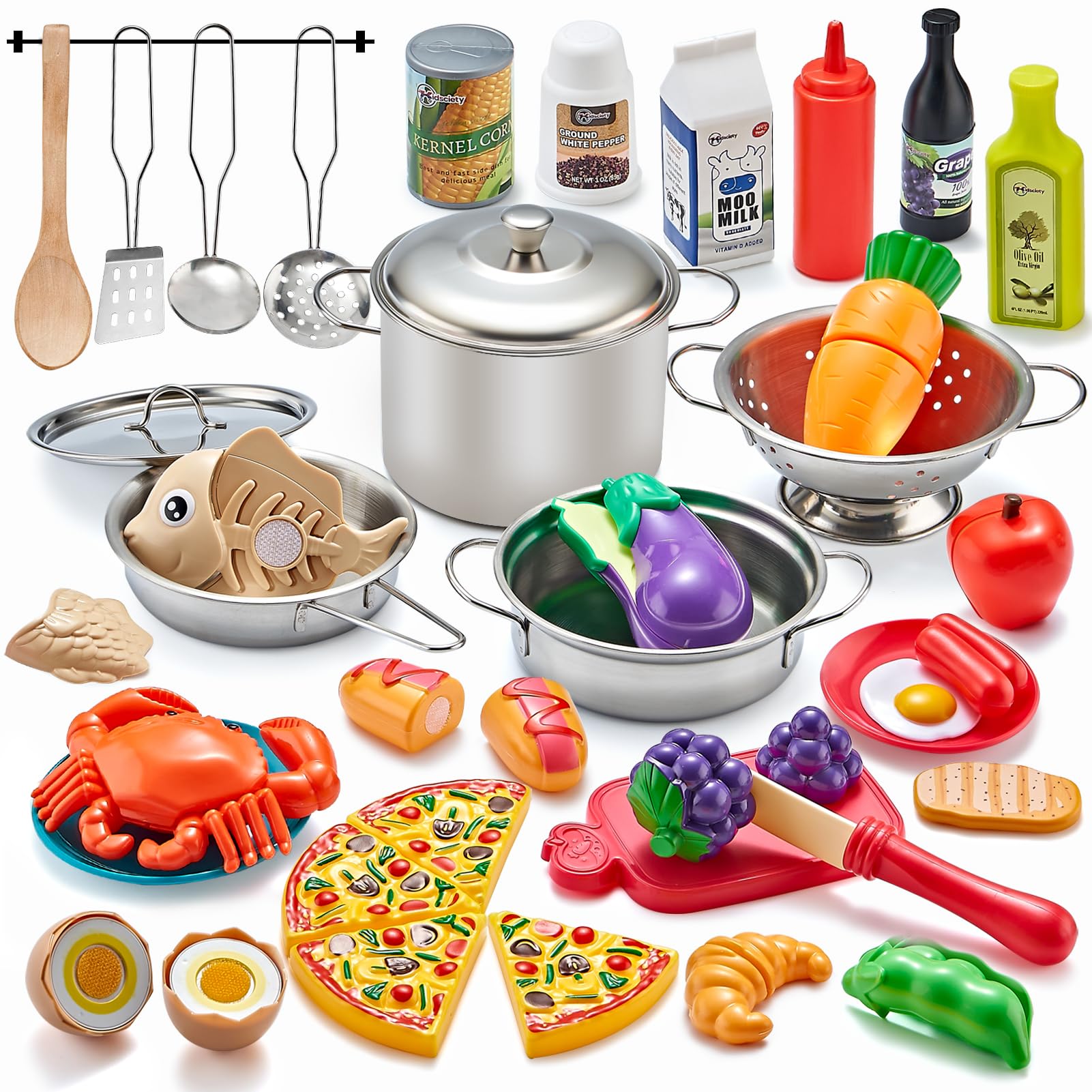 Kidsciety front packaging showing complete 52-piece set as a gift