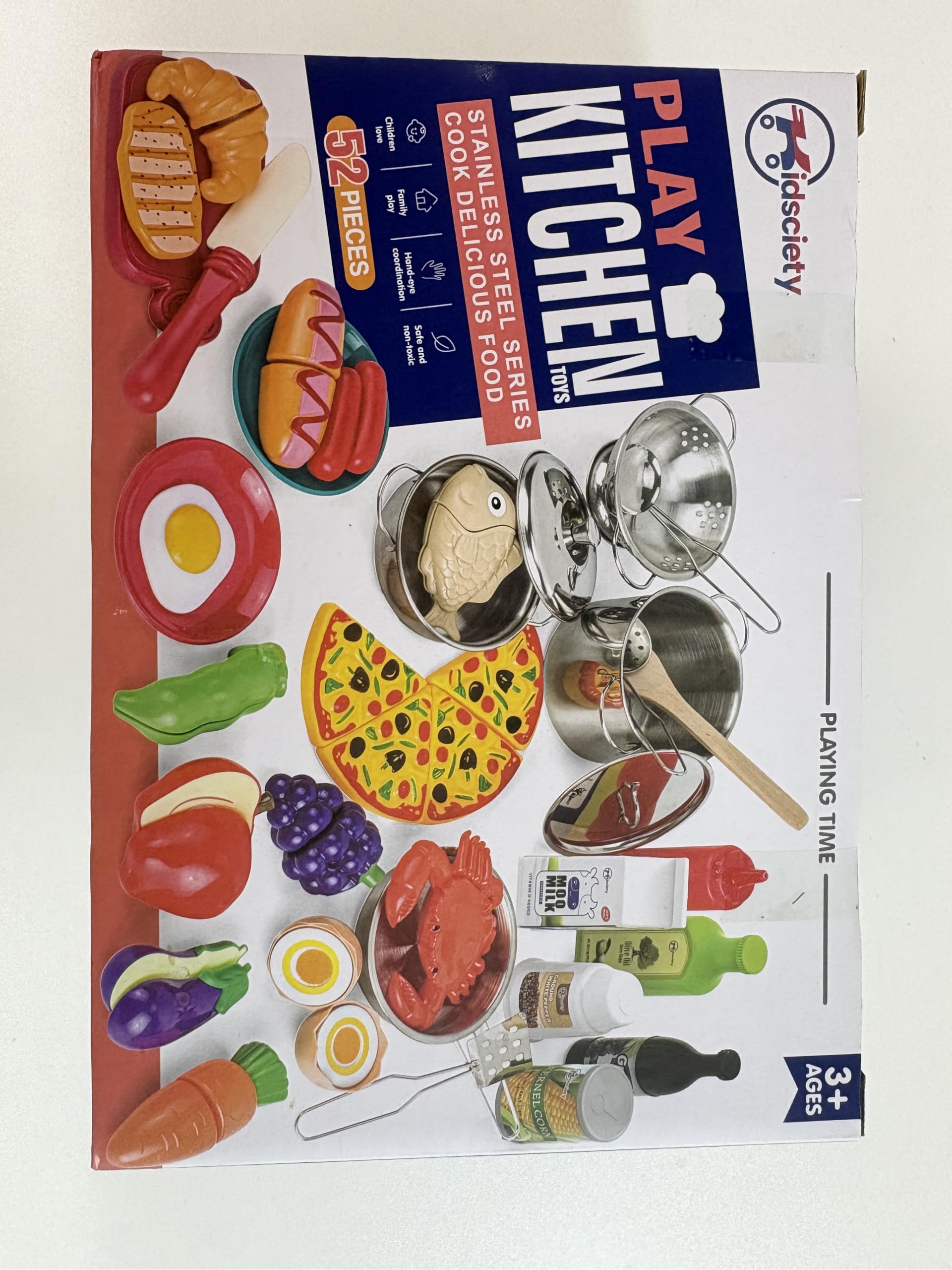 Kidsciety kitchen set in use with child playing for imaginative development