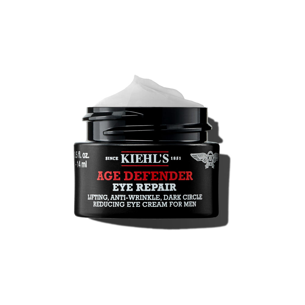 Kiehl's Age Defender Eye Repair front jar showing product packaging and size benefit