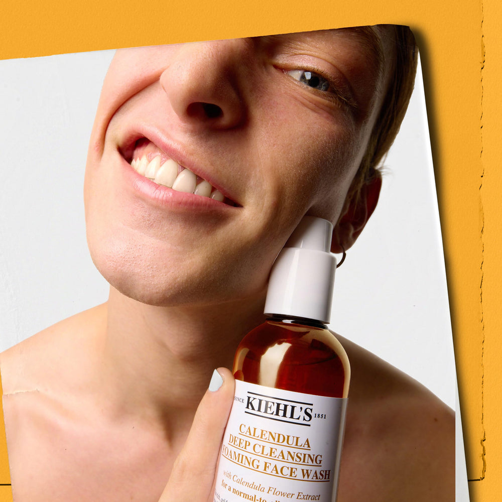 Kiehl's 7.8 fl oz bottle size comparison for scale