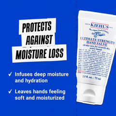 Kiehl's hands applying salve illustrating instant smoothing and relief