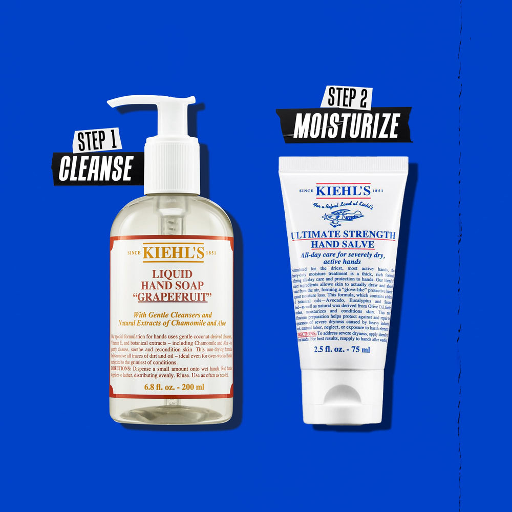 Kiehl's lifestyle image in workshop showing durable protection for hard-working hands