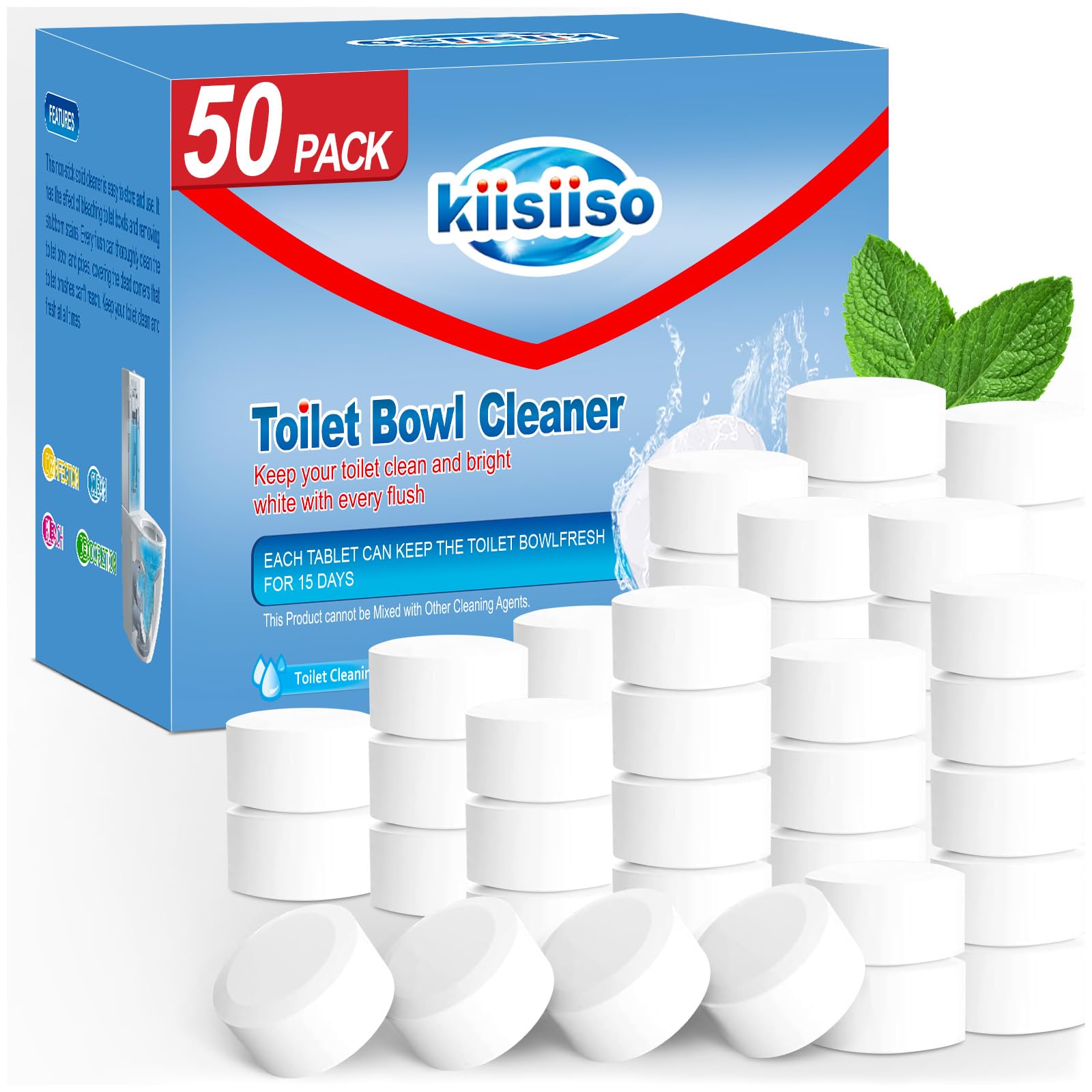 KIISIISO front packaging showing 50-count supply and bulk value