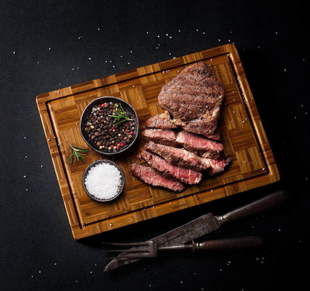 Kikcoin used as serving tray in kitchen showing stylish presentation benefit