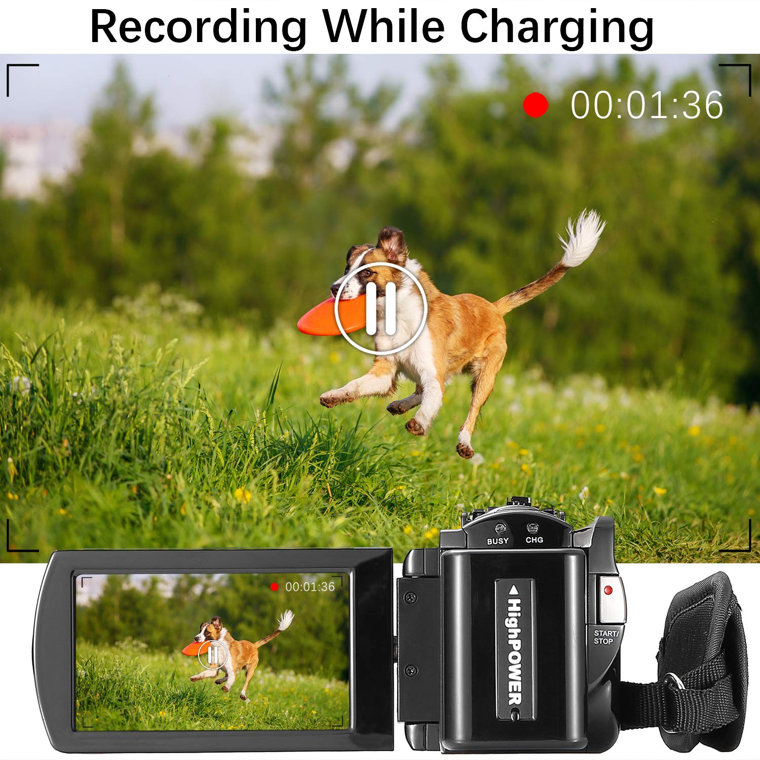 kimire camcorder connected to laptop as webcam for video calls and streaming