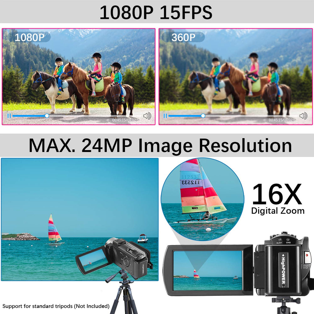 kimire camcorder side zoom control close-up, handy for framing distant subjects