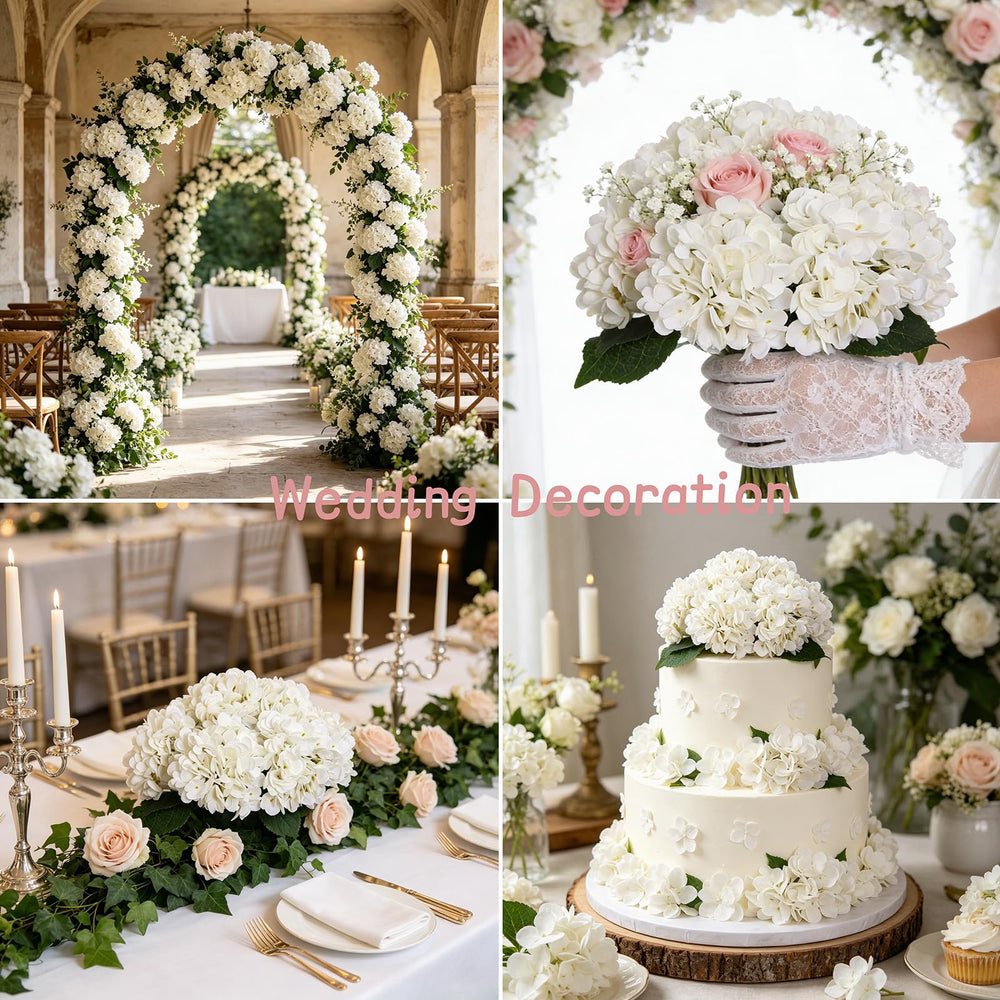 Kimura's Cabin styled bouquet with hydrangeas for DIY wedding centerpiece