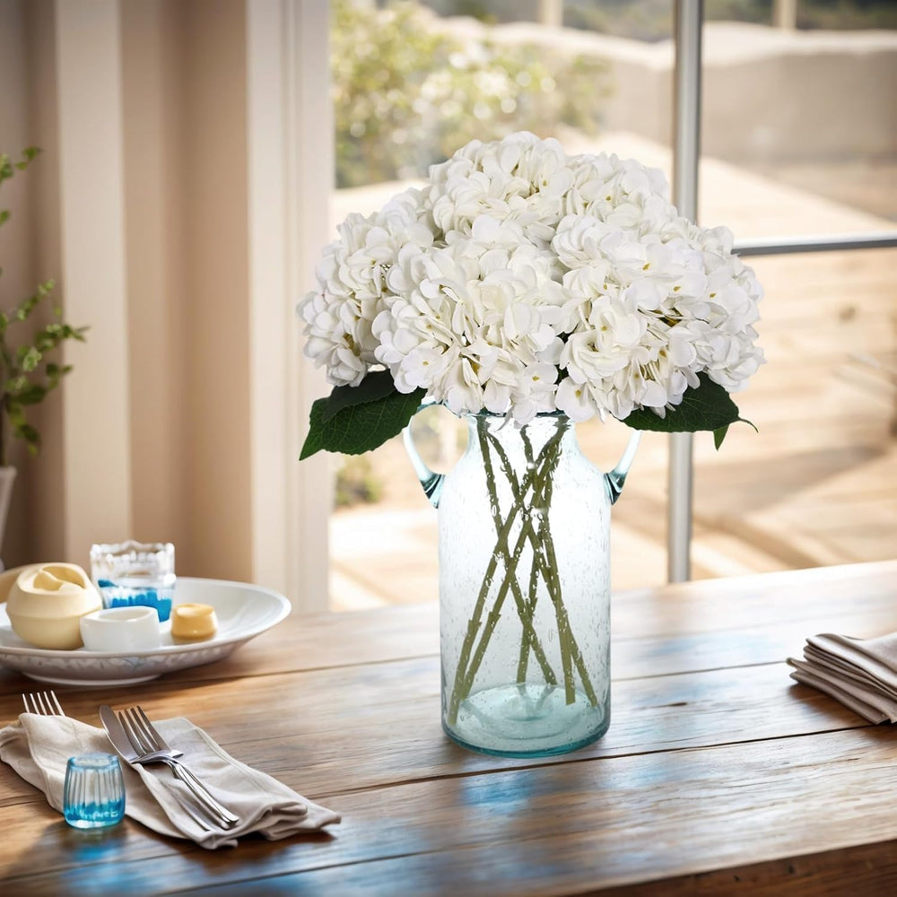 Kimura's Cabin flexible wired stem bent to customize floral arrangement
