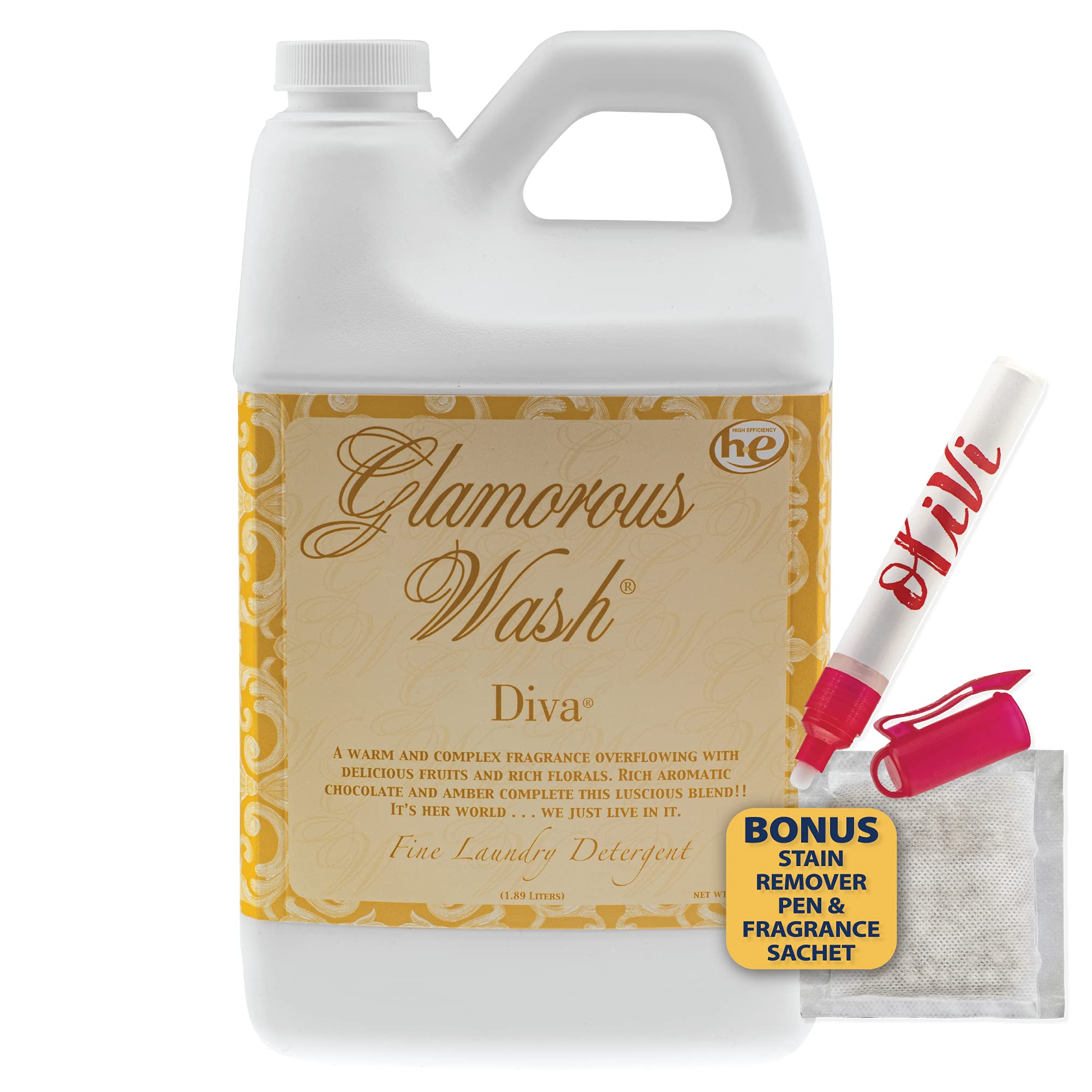 Kinara Tyler DIVA front bottle showing label and 64oz size for premium cleaning