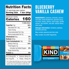 KIND single unwrapped bar displaying nuts and fruit for easy snacking