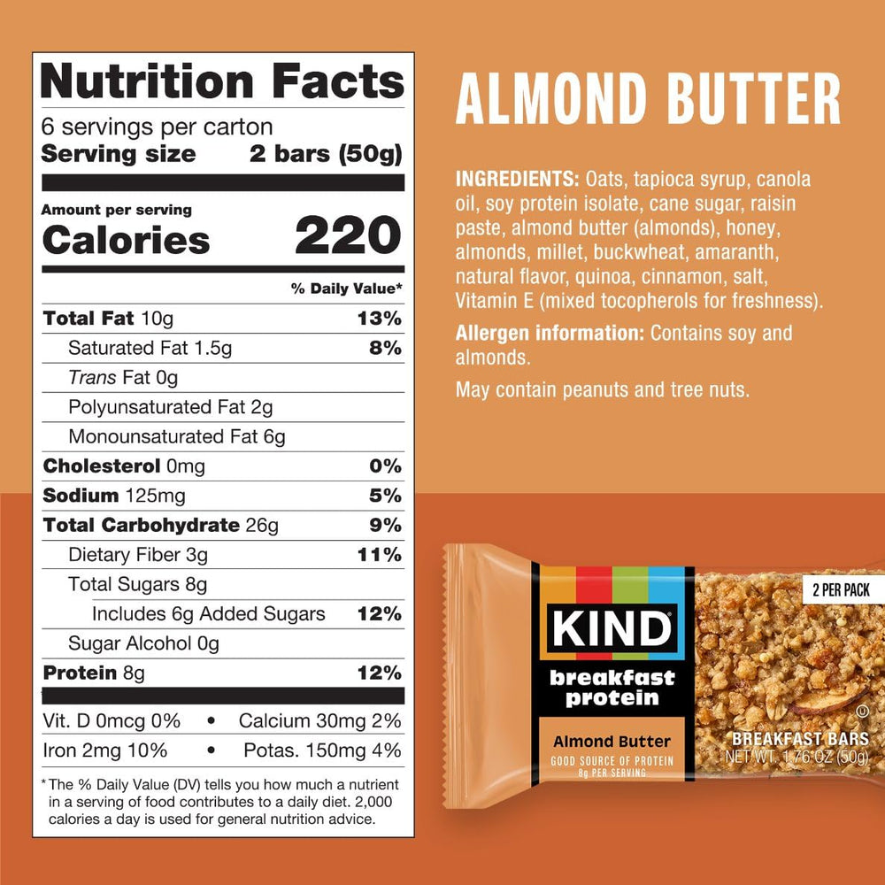 KIND apple cinnamon bar unwrapped revealing fruit pieces and grab-and-go convenience