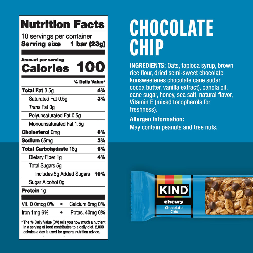 KIND Dark Chocolate Nuts & Sea Salt full bar front view highlighting recognizable ingredients