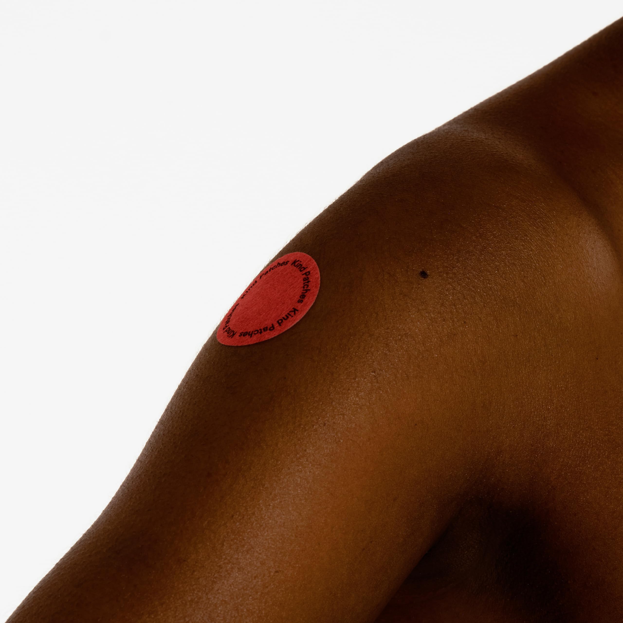 Kind Patches applied on wrist demonstrating easy topical use and quick application benefit
