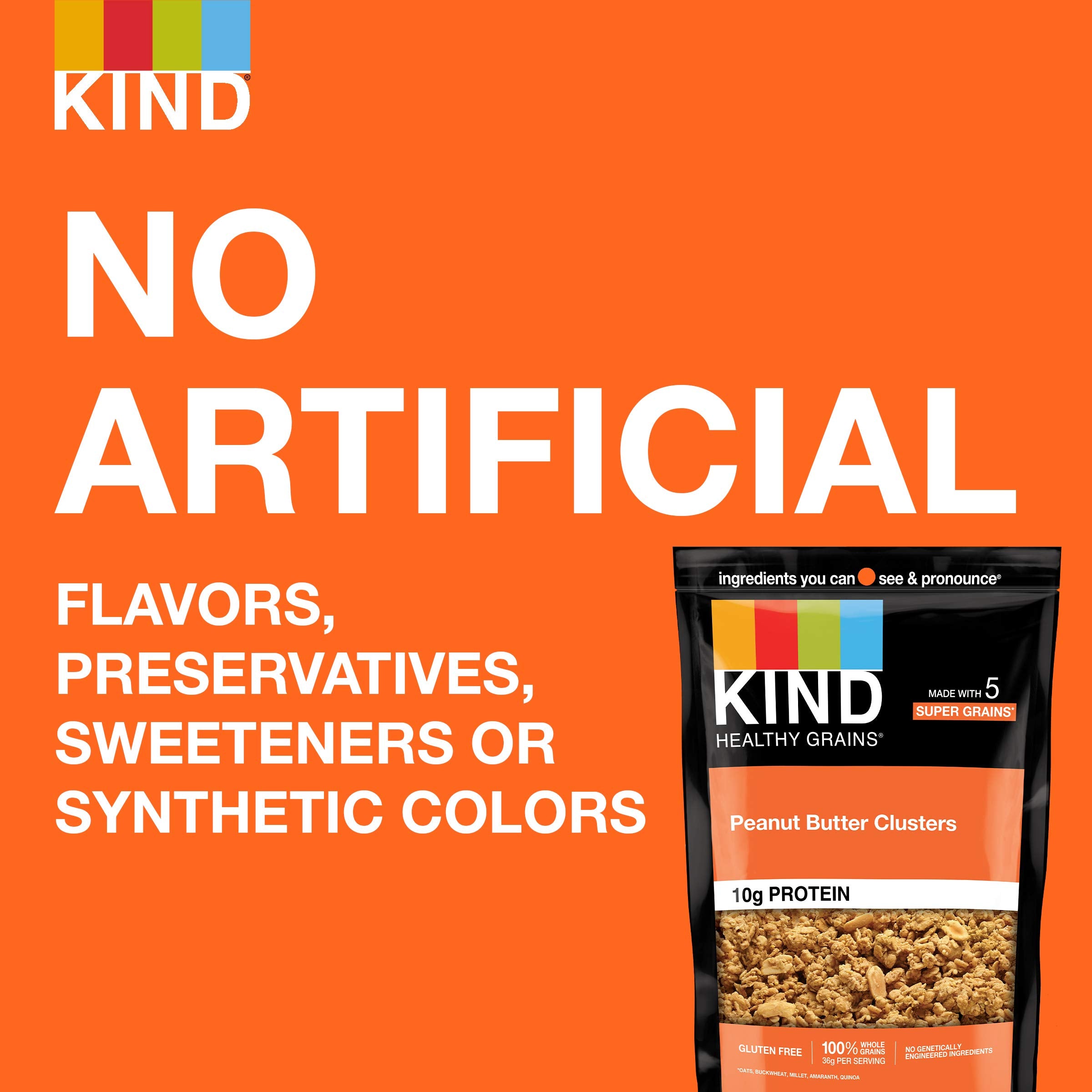 KIND nutrition label and gluten-free badge for informed choices