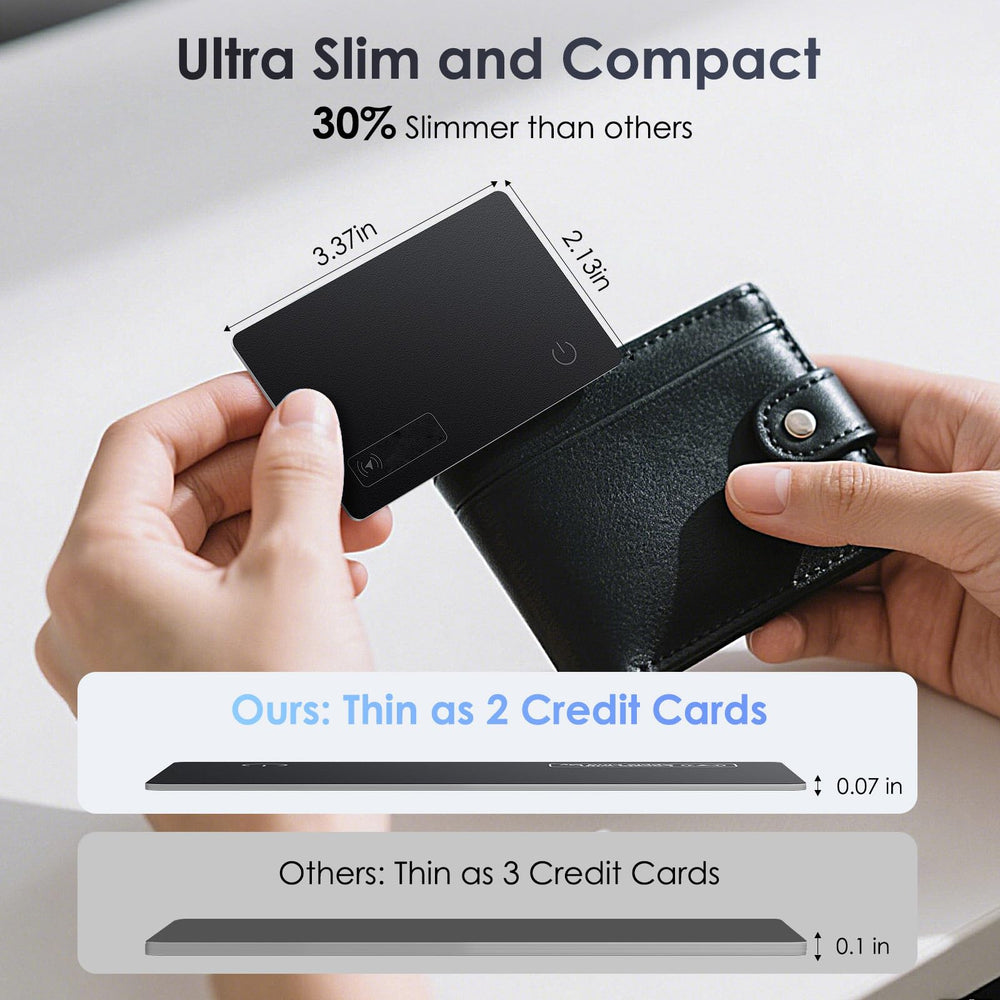 KINDEEP card on a Qi charger showing easy wireless charging convenience