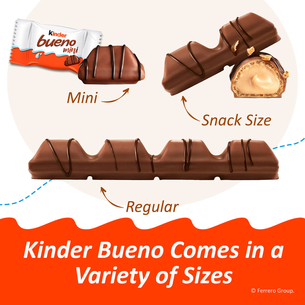 Kinder Bueno mini beside coffee for a satisfying snack pairing