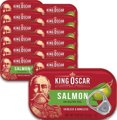 King Oscar front packaging showcasing can and brand quality benefit