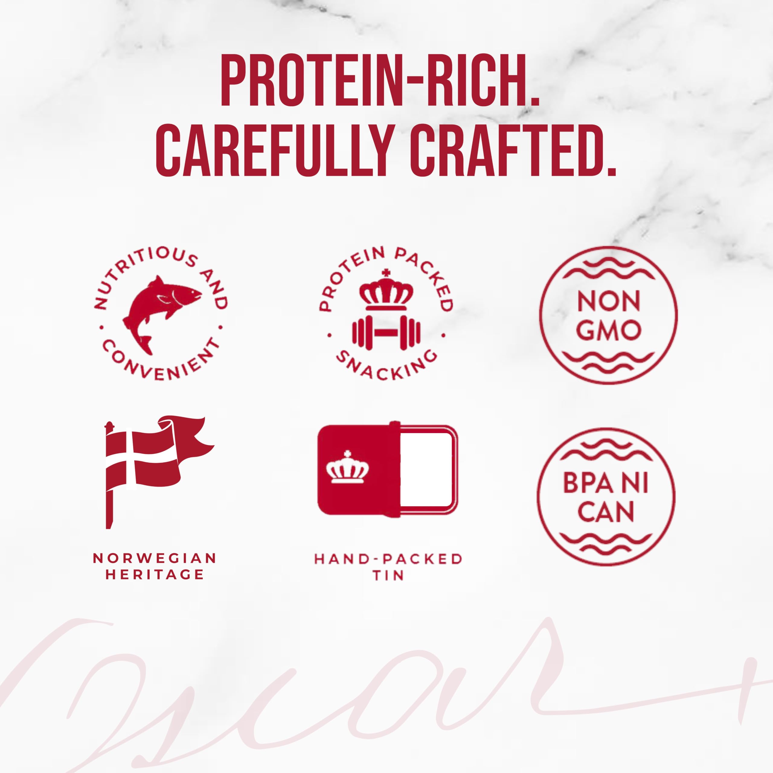 King Oscar open can served on crostini showing easy entertaining benefit