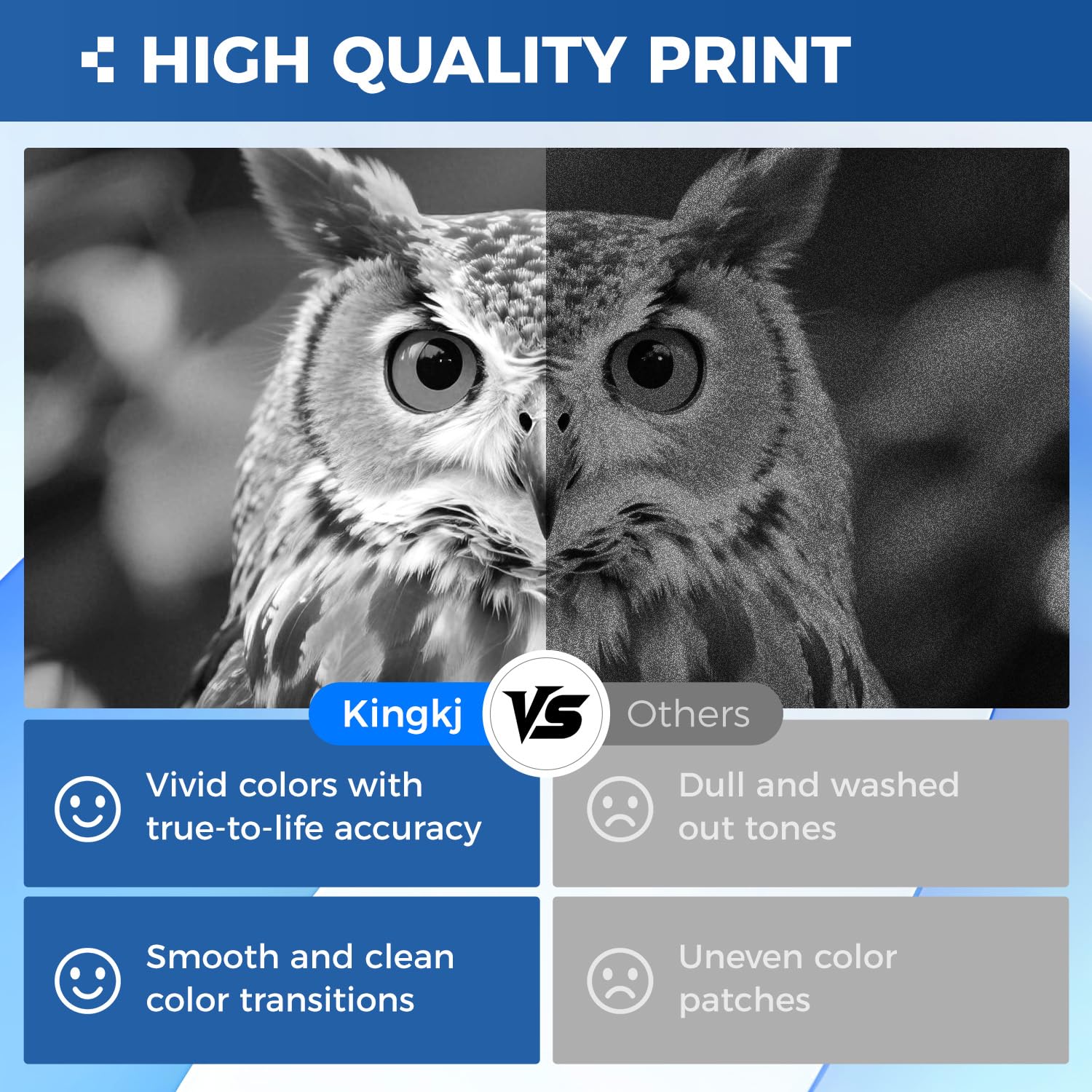 KingKJ cartridge installed in Brother printer for uninterrupted printing workflow