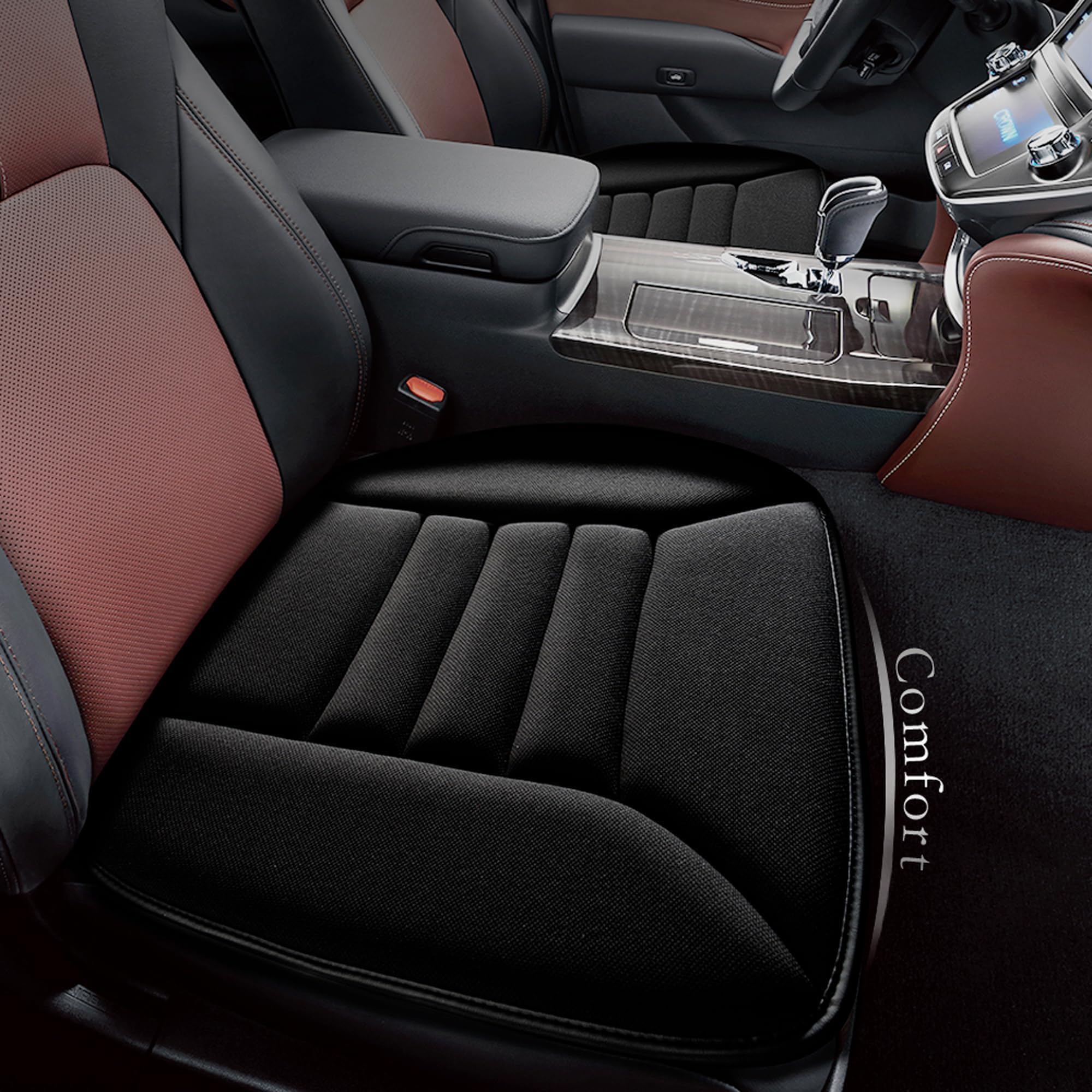 kingphenix front view seat cushion showing shape and support benefit