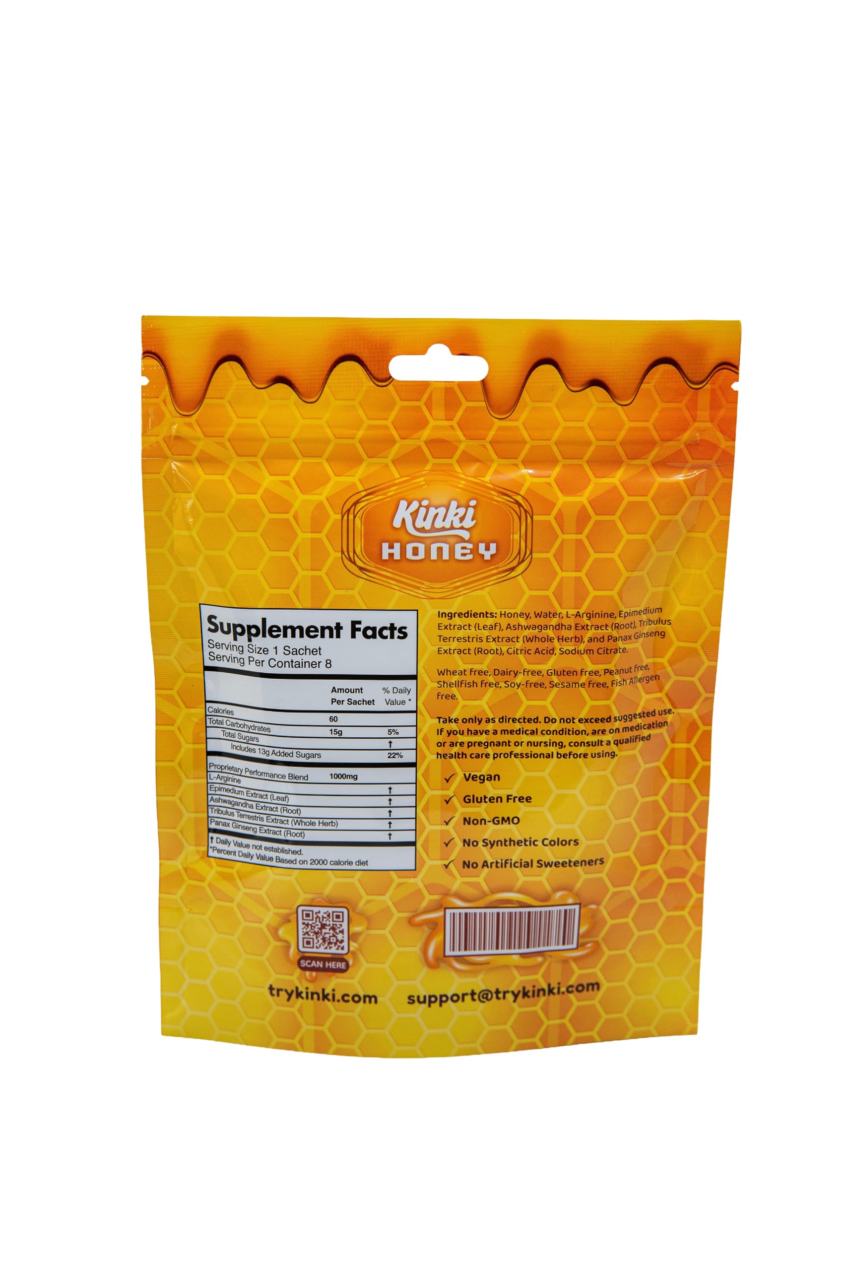 Kinki label close-up highlighting made in the USA quality assurance