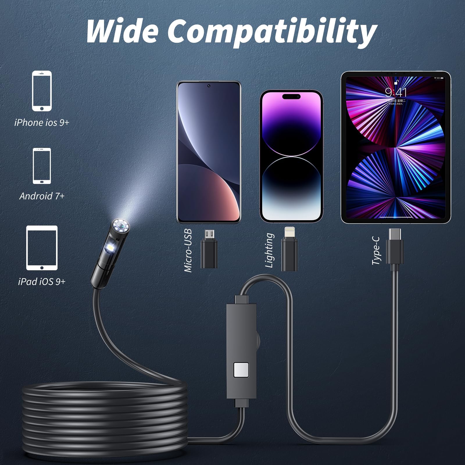 Kinpthy accessories with hook magnet mirror protective cap aiding retrieval
