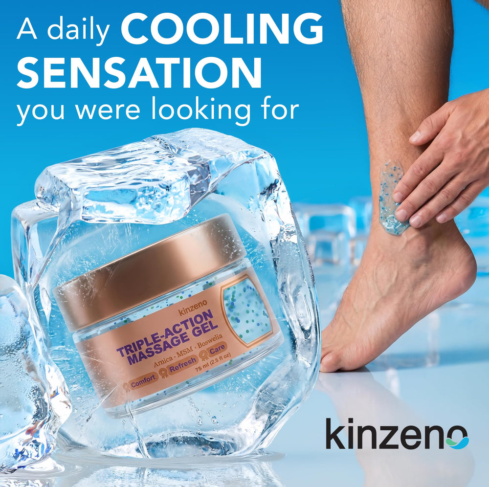 KINZENO tube cap detail highlighting portable design for on-the-go use
