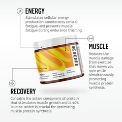 Kion powder mixed in glass demonstrating easy dissolving and ready-to-drink benefit