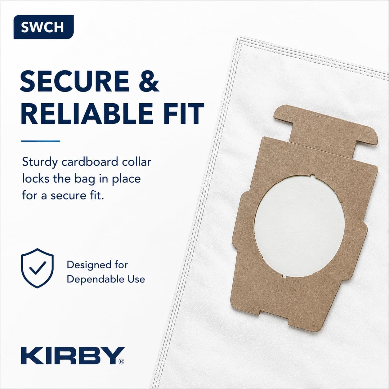 Kirby six-pack stacked beside ruler for scale highlighting convenient bulk supply
